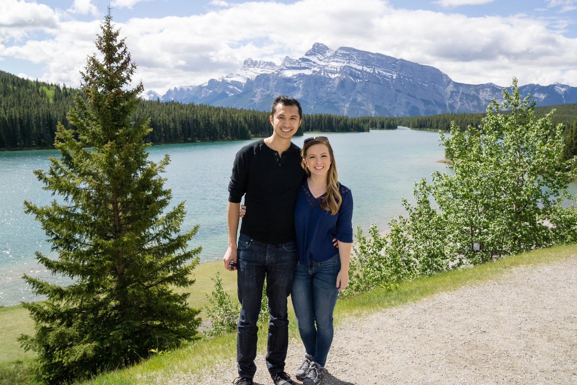 Jami and Frank in Banff, Alberta, Canada